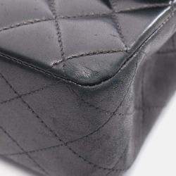 Pre Owned Chanel Classic Double Flap Small Leather Shoulder Bag