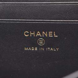 Pre Owned Chanel Filigree Pink/Black Leather Shoulder Bag