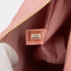 Pre Owned Chanel Pink Quilted Caviar Timeless Shoulder Bag