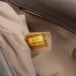 Pre Owned Chanel Grey CC Caviar Wild Stitch Flap