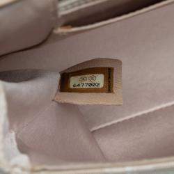 Pre Owned Chanel Beige Medium New Travel Line Nylon Single Flap