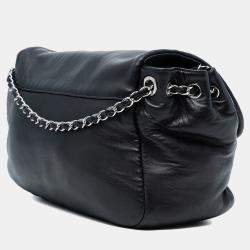 Pre Owned Chanel Black CC Lambskin Disc Bon Bon Flap