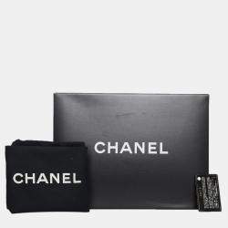 Pre Owned Chanel Brown Caviar Classic Jumbo Double Flap Bag