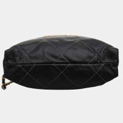 Pre Owned Chanel Black Quilted Calf Leather C22 Backpack