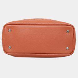 Pre Owned Chanel Caviar Leather Shopping Fever Tote Bag