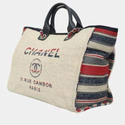 Pre Owned Chanel Medium Deauville Tote Bag