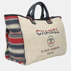 Pre Owned Chanel Medium Deauville Tote Bag