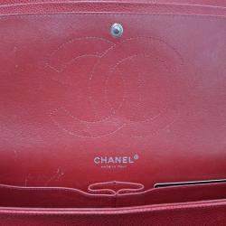 Pre Owned Chanel Caviar Jumbo Classic Double Flap Bag