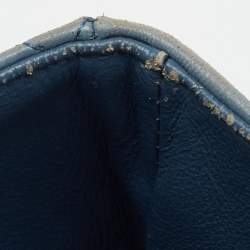 مملوكة مسبقًا Chanel Blue Quilted Leather Jumbo Classic Double Flap Bag