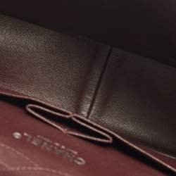 Pre Owned Chanel Black Quilted Caviar Leather Jumbo Classic Double Flap Bag