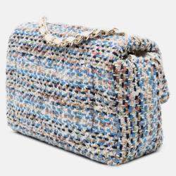 Pre Owned Chanel Mini Rectangular Classic Tweed Single Flap