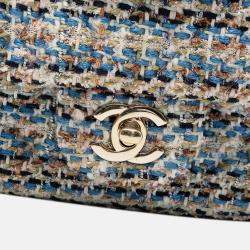 Pre Owned Chanel Mini Rectangular Classic Tweed Single Flap