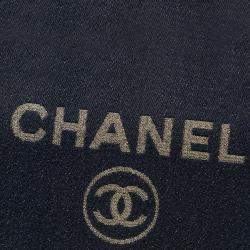 Pre Owned Chanel Medium Denim Deauville O Case Clutch