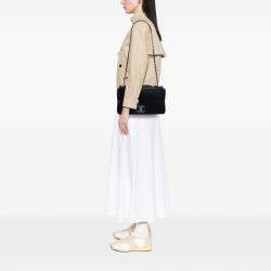 Pre Owned Chanel CC Quilted Astrakhan Flap