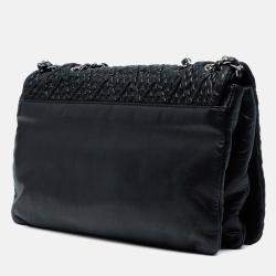 Pre Owned Chanel CC Quilted Astrakhan Flap