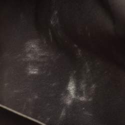 مملوكة مسبقًا Chanel Black Quilted PVC and Shearling Fur CC Fanny Chain Shopper Tote