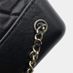 Pre Owned Chanel Gabriel Do Backpack Black Aged Calf Leather