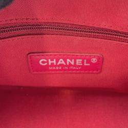 Pre Owned Chanel Gabriel White Aged Calf Leather Size Small