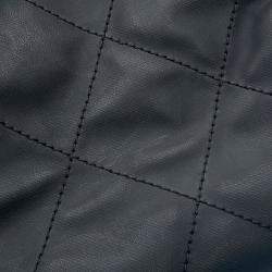 Pre Owned Chanel Paris-Biarritz Tote Bag Black Leather Canvas Size Gm