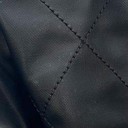 Pre Owned Chanel Paris-Biarritz Tote Bag Black Leather Canvas Size Gm