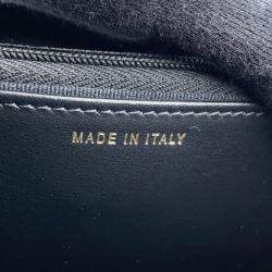 Pre Owned Chanel Chain Wallet Black Caviar Leather