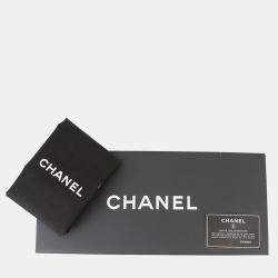 Pre Owned Chanel Matelasse Clutch Bag Turquoise Lambskin