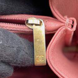 Pre Owned Chanel Ccfiligree 2Wayshoulder Bag Pink Caviar Leather