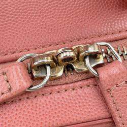 Pre Owned Chanel Ccfiligree 2Wayshoulder Bag Pink Caviar Leather