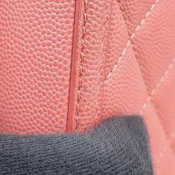 Pre Owned Chanel Ccfiligree 2Wayshoulder Bag Pink Caviar Leather