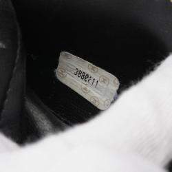 Pre Owned Chanel Coco Mark Vanity Handbag Leather Grained Calfskin Black