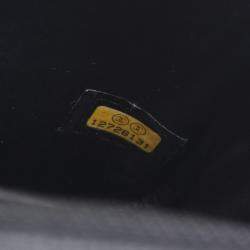 Pre Owned Chanel Mini Matelasse Chain Shoulder Bag Grained Calfskin Black