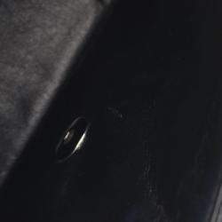 Pre Owned Chanel Mini Matelasse Chain Shoulder Bag Grained Calfskin Black