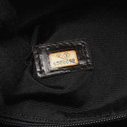 Pre Owned Chanel Medallion Tote Hand Bag Calfskin Leather Black