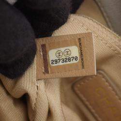 Pre Owned Chanel CC Coco Matelasse White Leather Chain Shoulder Bag