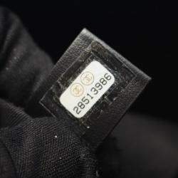 Pre Owned Chanel Matelasse Tote Chain Shoulder Bag Calfskin Leather Black