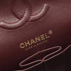 Pre Owned Chanel Matelasse W Flap Chain Shoulder Bag Calf Leather Black