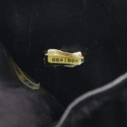 Pre Owned Chanel Coco Mark Vanity Handbag Calfskin Leather Black