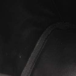 Pre Owned Chanel Coco Mark Vanity Handbag Calfskin Leather Black