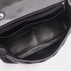 Pre Owned Chanel Jumbo Matelasse 30 Single Flap Chain Shoulder Bag Grained Calfskin