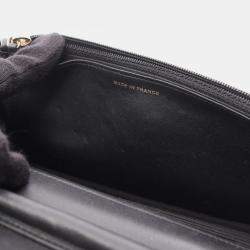 Pre Owned Chanel Boy Chanel Matelasse Chain Crossbody Shoulder Bag Leather