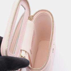 Pre Owned Chanel Matelasse Crossbody Chain Shoulder Bag Calfskin Pink