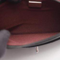 Pre Owned Chanel Matelasse Chain Shoulder Bag Grained Calfskin Black