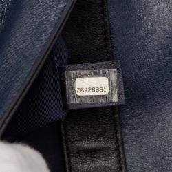 Pre Owned Chanel Chevron Calfskin Double Envelope Flap