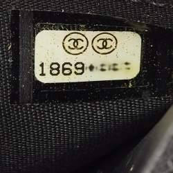 Pre Owned Chanel Black Caviar Leather CC Wallet On Chain