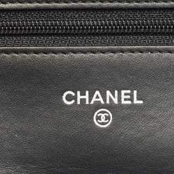 Pre Owned Chanel Black Caviar Leather CC Wallet On Chain