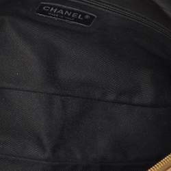 مملوكة مسبقًا حقيبة شانيل قلاب سهلة جامبو جلد كافيار مبطن بني معدني