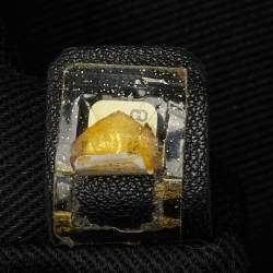 مملوكة مسبقًا حقيبة شانيل قلاب سهلة جامبو جلد كافيار مبطن بني معدني