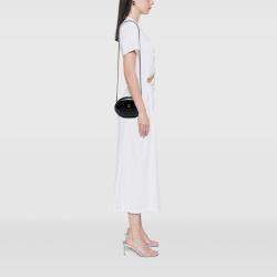 Pre Owned Chanel Black Chevron Stitched Calfskin La Pausa Evening Bag