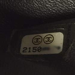 Pre Owned Chanel Classic Double Flap Maxi Green Quilted Caviar Leather Bag