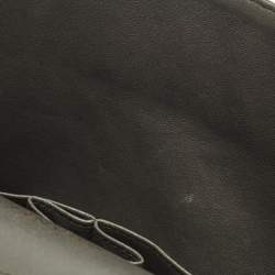 Pre Owned Chanel Classic Double Flap Maxi Green Quilted Caviar Leather Bag